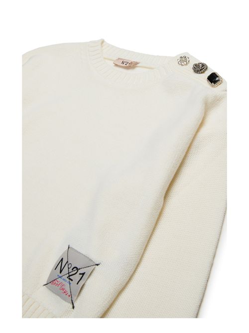 Maglia, bambina, logata. N°21 | N2106W N04550N100